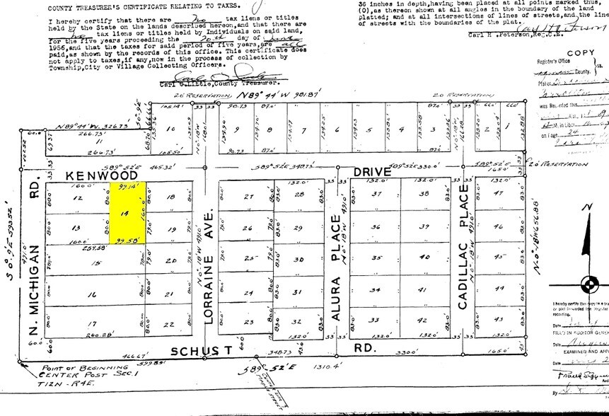 4500 N Michigan Ave, Saginaw, MI à vendre - Plan cadastral - Image 2 de 2