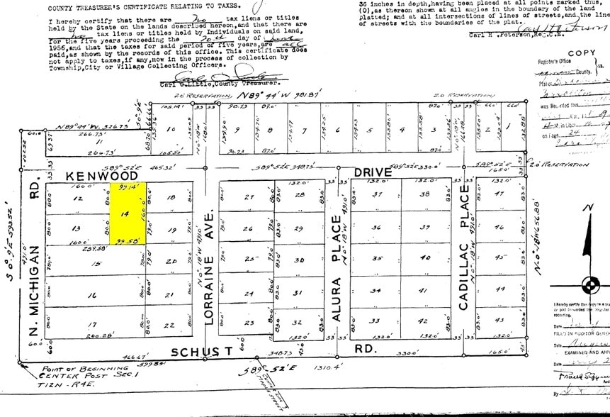 4500 N Michigan Ave, Saginaw, MI for sale - Plat Map - Image 2 of 2