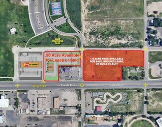 Plus de détails pour SWC West Pueblo Blvd & Palmer Ave, Pueblo, CO - Terrain à louer