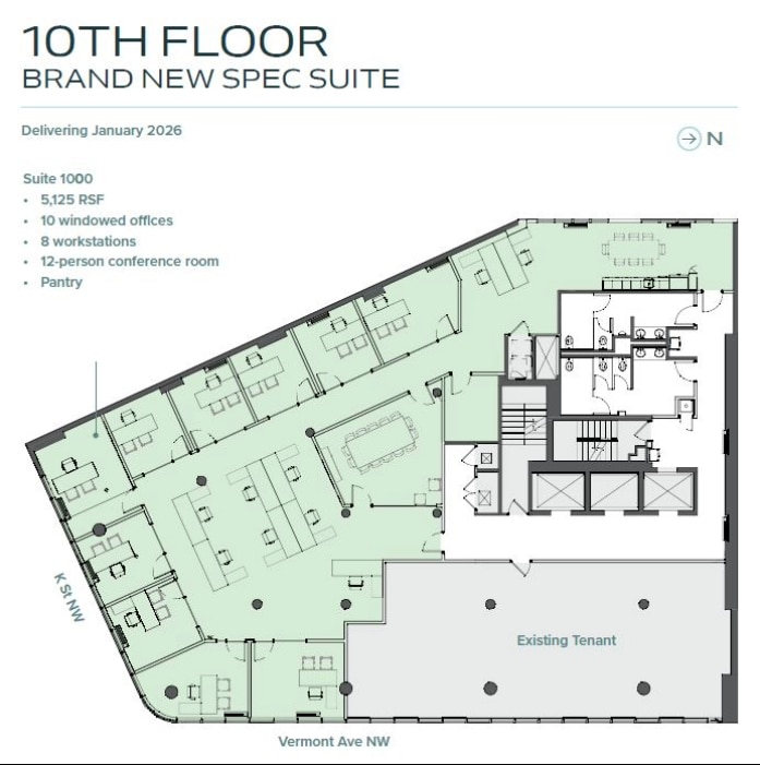 1000 Vermont Ave NW, Washington, DC for lease Floor Plan- Image 1 of 6