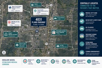 4031 W Plano Pky, Plano, TX - Aérien Vue de la carte