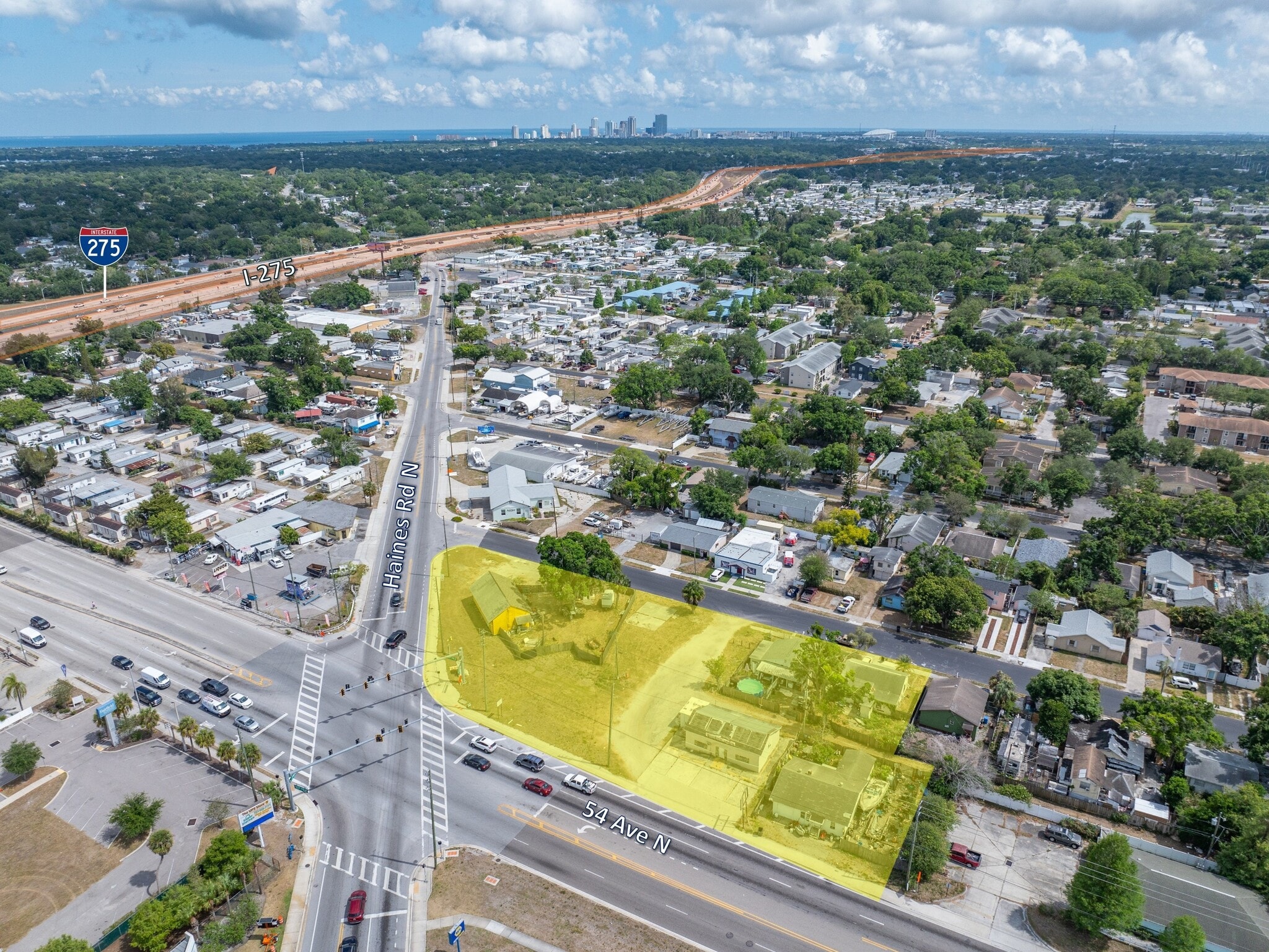 2600 54th Ave N, Saint Petersburg, FL à vendre Aérien- Image 1 de 7