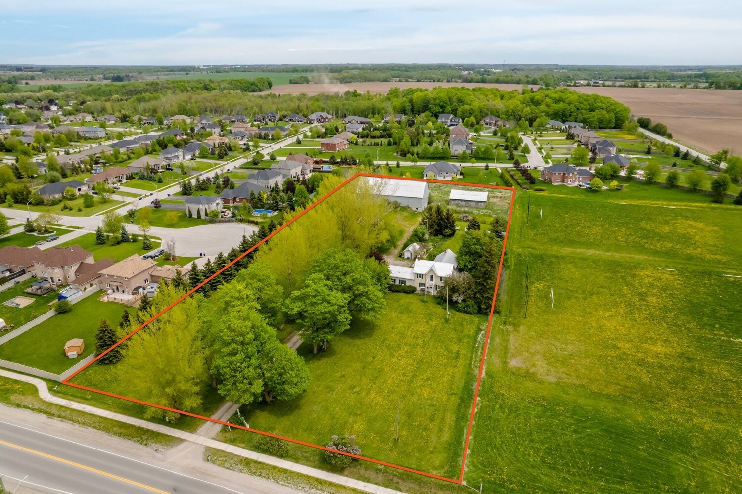 6649 Simcoe County Road 27, Thornton, ON à vendre Aérien- Image 1 de 9