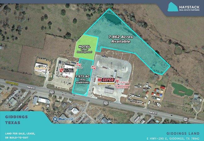 Plus de détails pour Hwy 290 E, Giddings, TX - Terrain à vendre