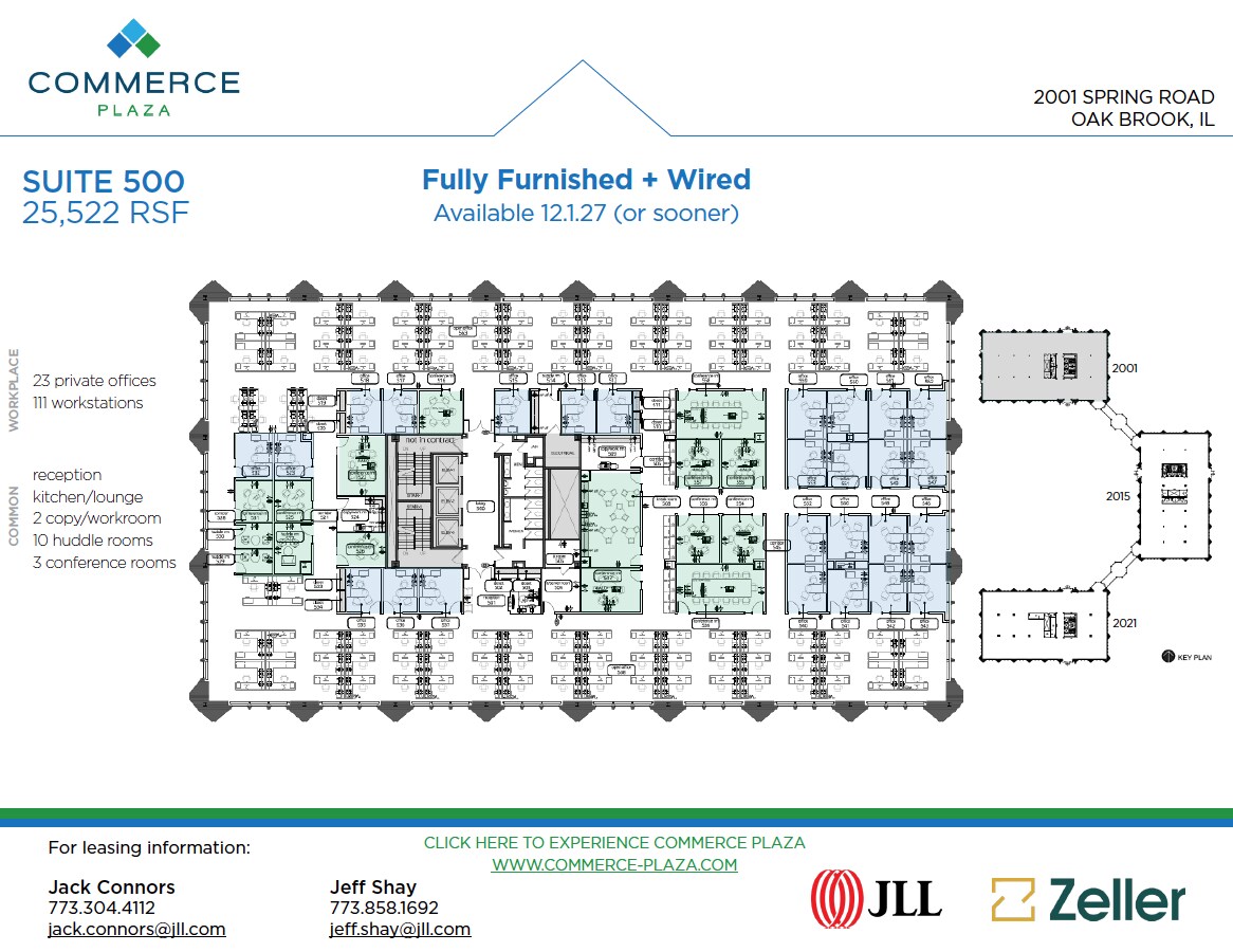 2001 Spring Rd, Oak Brook, IL à louer Plan d’étage- Image 1 de 1