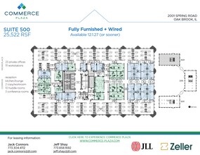 2001 Spring Rd, Oak Brook, IL à louer Plan d’étage- Image 1 de 1