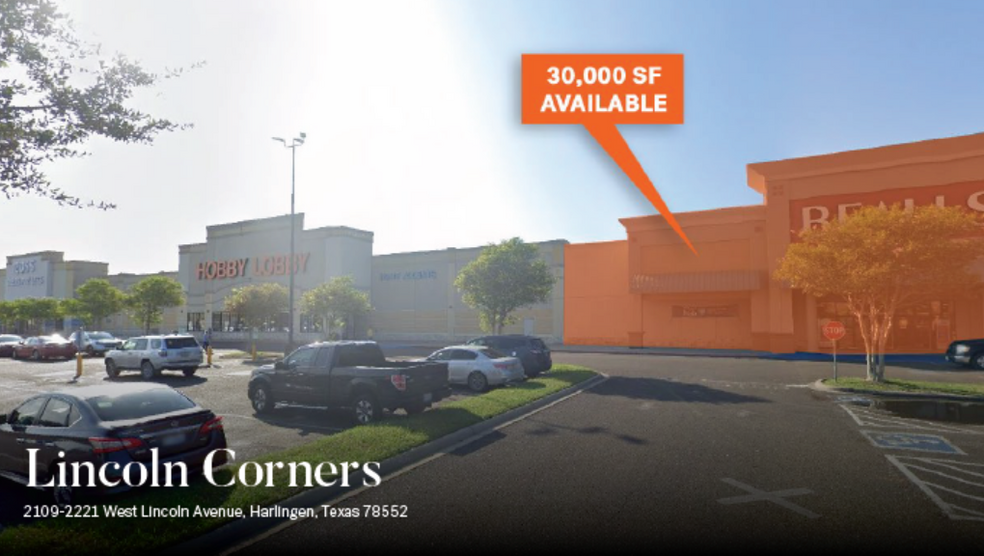 2109-2209 W Lincoln St, Harlingen, TX for lease - Building Photo - Image 1 of 3