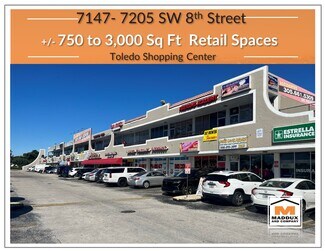 Plus de détails pour 7147 SW 8th St, Miami, FL - Commerce de détail à louer