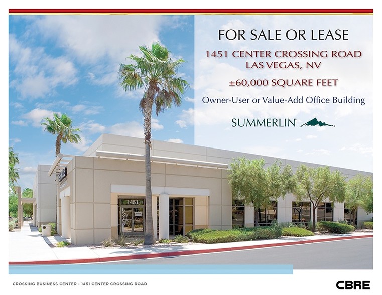 1451 Center Crossing Rd, Las Vegas, NV for sale - Other - Image 1 of 1