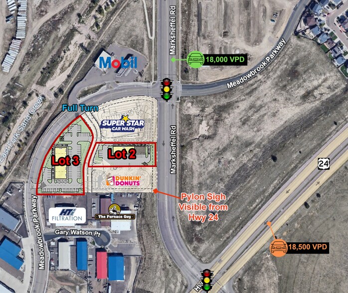 SWC Meadowbrook Pkwy & Marksheffel Rd portefeuille de 2 propriétés à vendre sur LoopNet.ca - Photo du bâtiment - Image 3 de 3