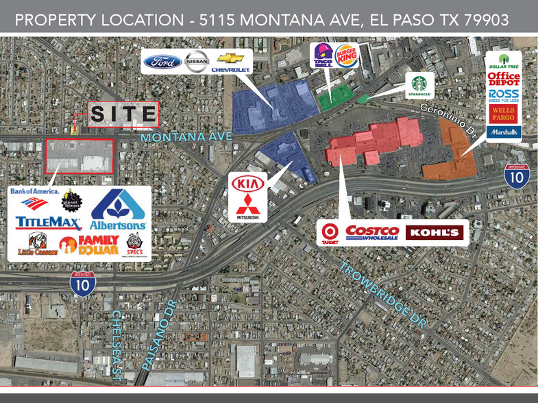 5115 Montana Ave, El Paso, TX à vendre - Photo du bâtiment - Image 1 de 1