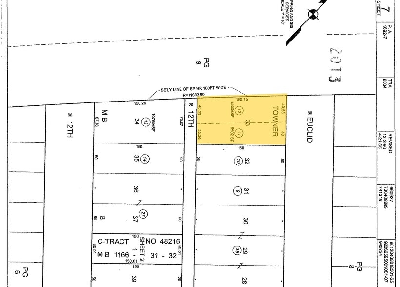 1620 Euclid St, Santa Monica, CA à vendre - Plan cadastral - Image 2 de 13