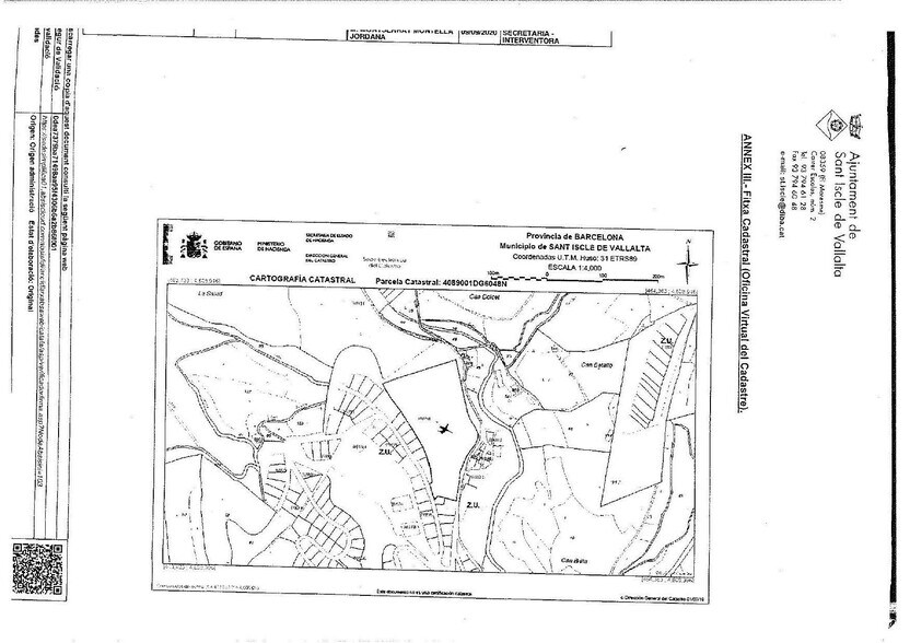 Carrer del Doctor Barri, 46, Sant Iscle de Vallalta, Barcelona à vendre - Plan cadastral - Image 3 de 4