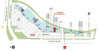 Plus de détails pour 23331-23391 Mulholland Dr, Woodland Hills, CA - Commerce de détail à louer