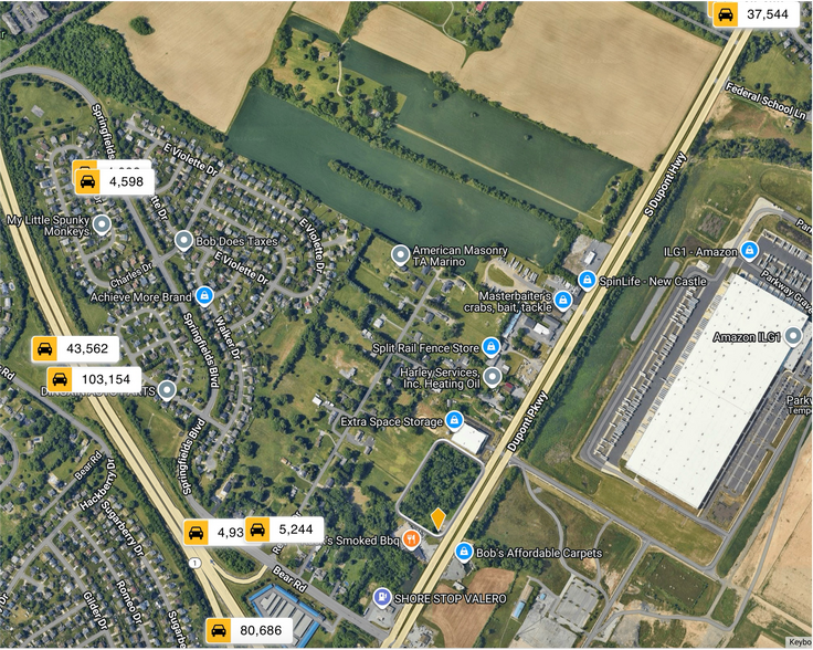861 S Dupont Hwy, New Castle, DE à vendre - Aérien - Image 3 de 5