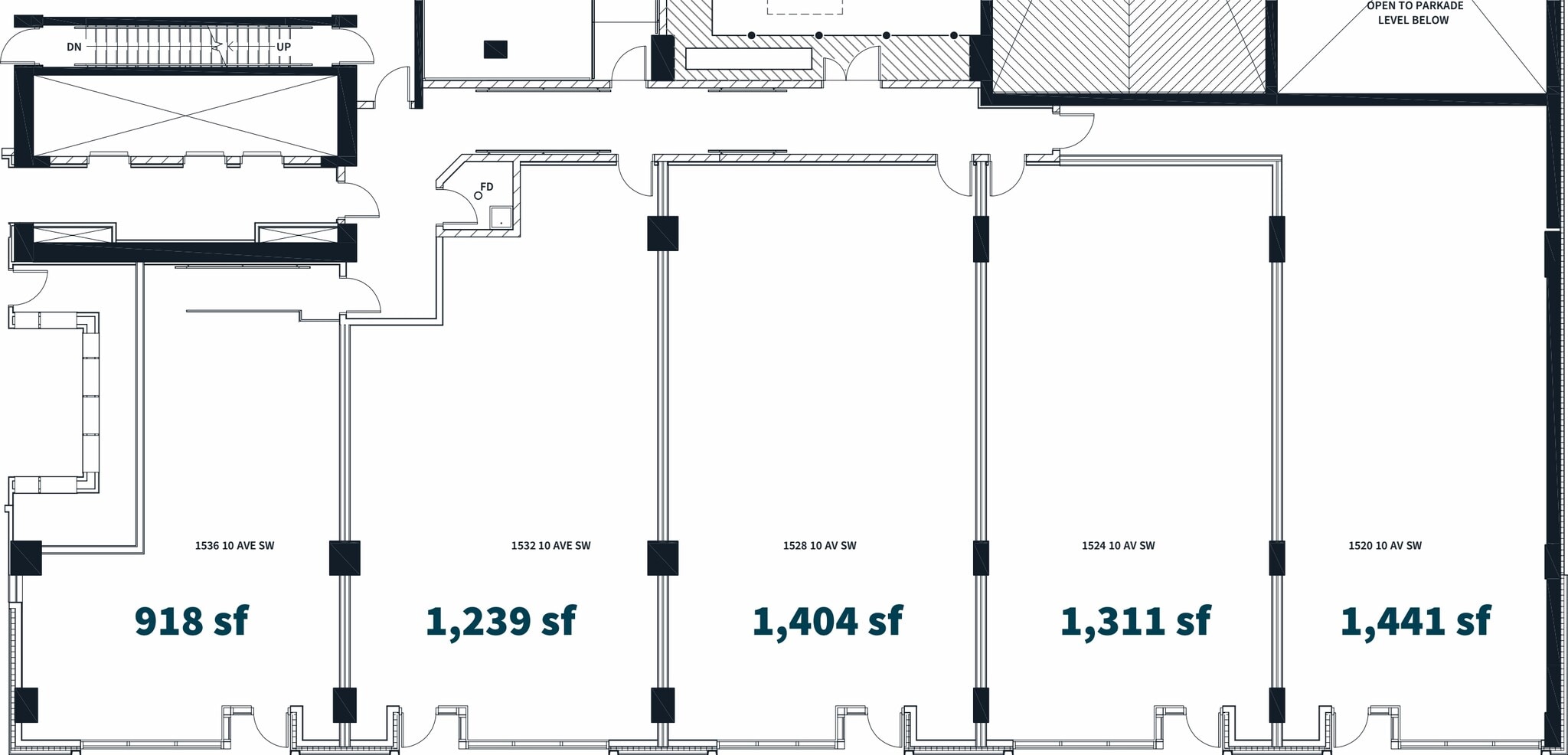 1538 10 Av SW, Calgary, AB à louer Plan d’étage- Image 1 de 1