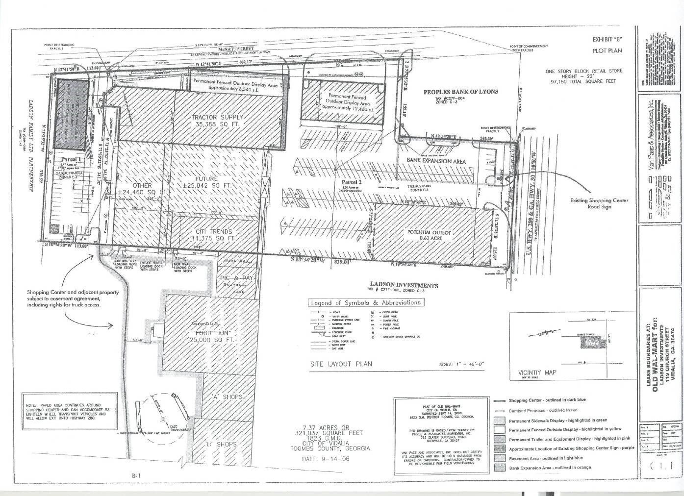 McNatt, Vidalia, GA for lease Site Plan- Image 1 of 2