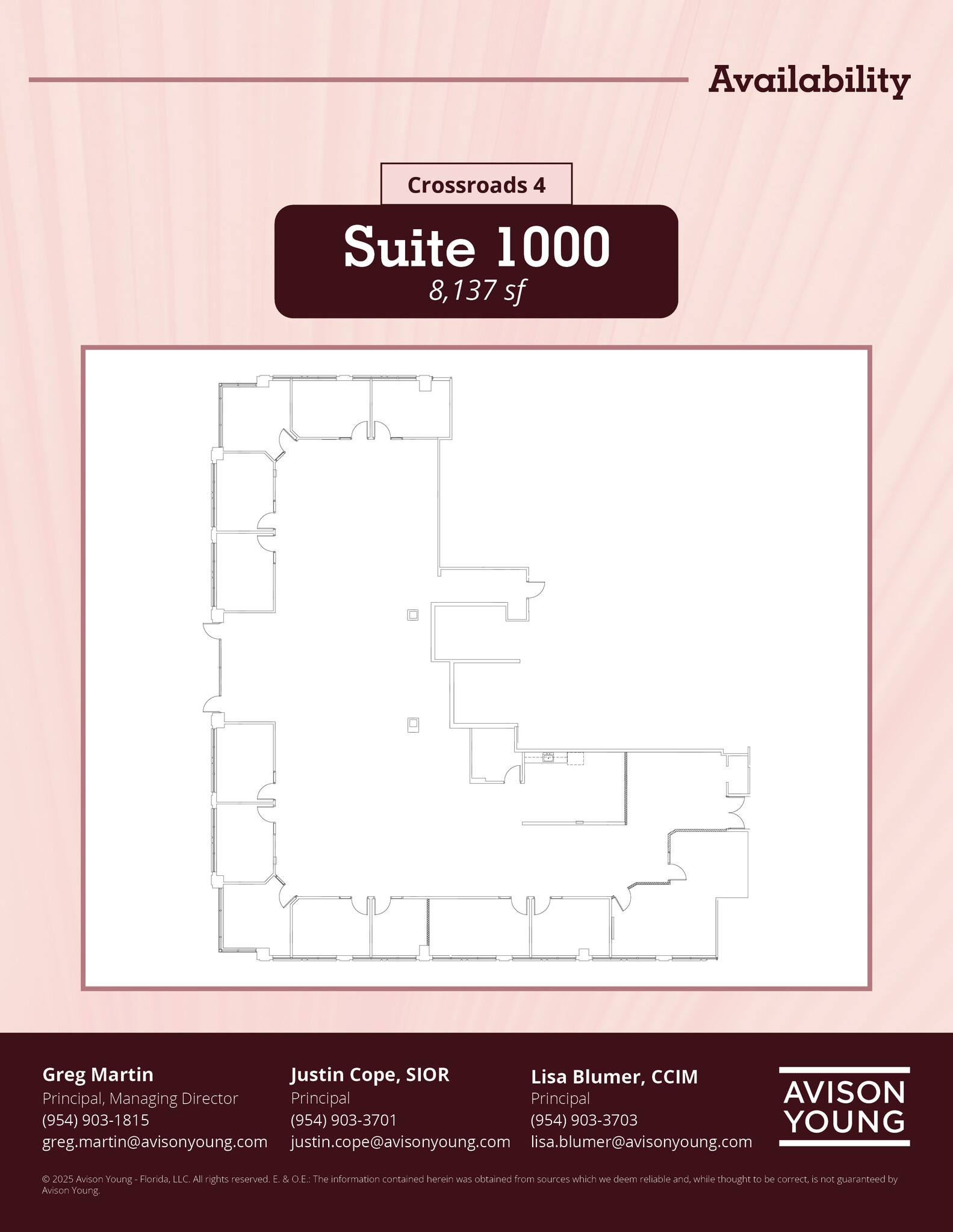 8050 SW 10th St, Plantation, FL for lease Floor Plan- Image 1 of 1