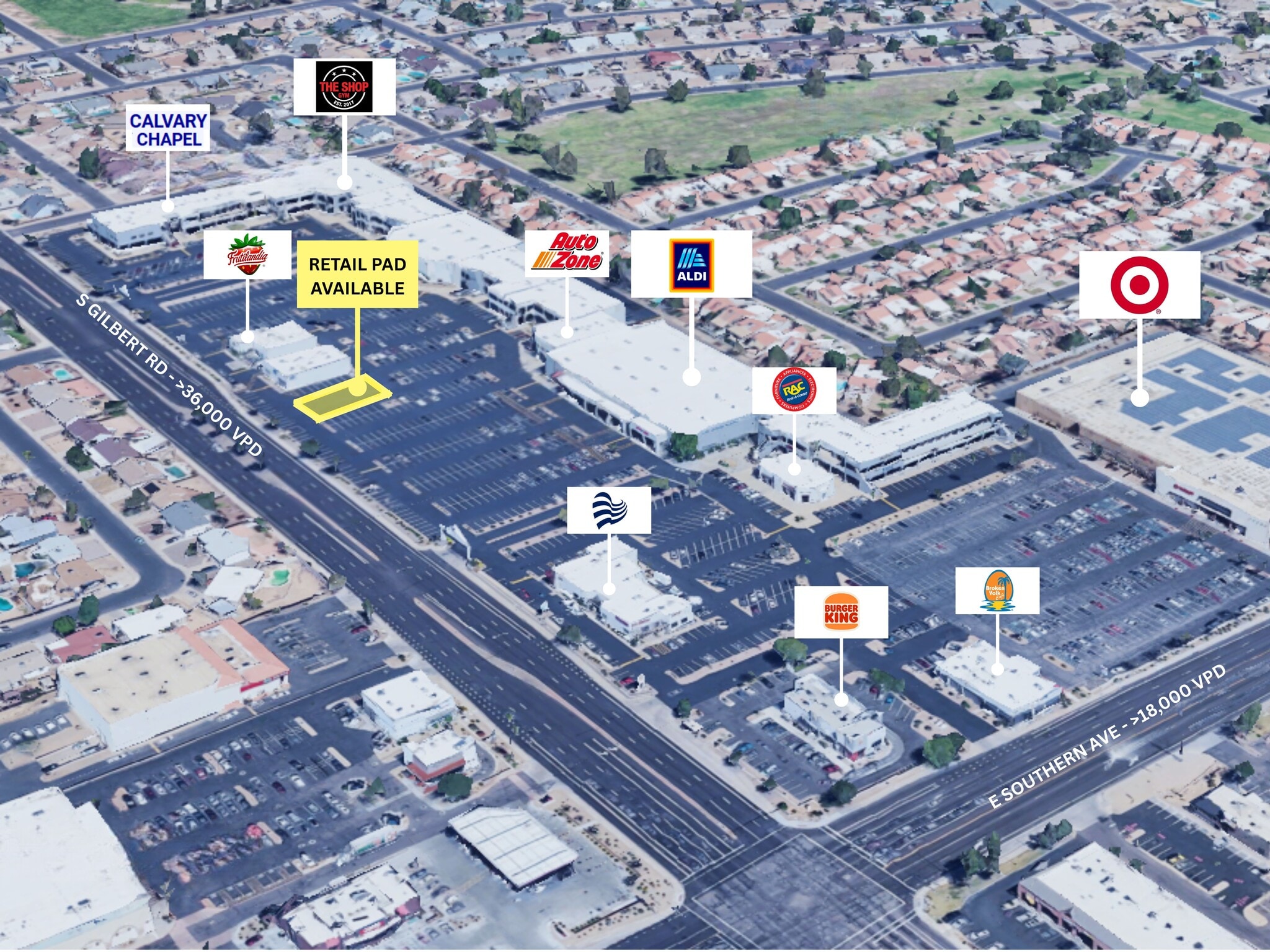 NE of Gilbert Road & Southern ave, Mesa, AZ for lease Building Photo- Image 1 of 3