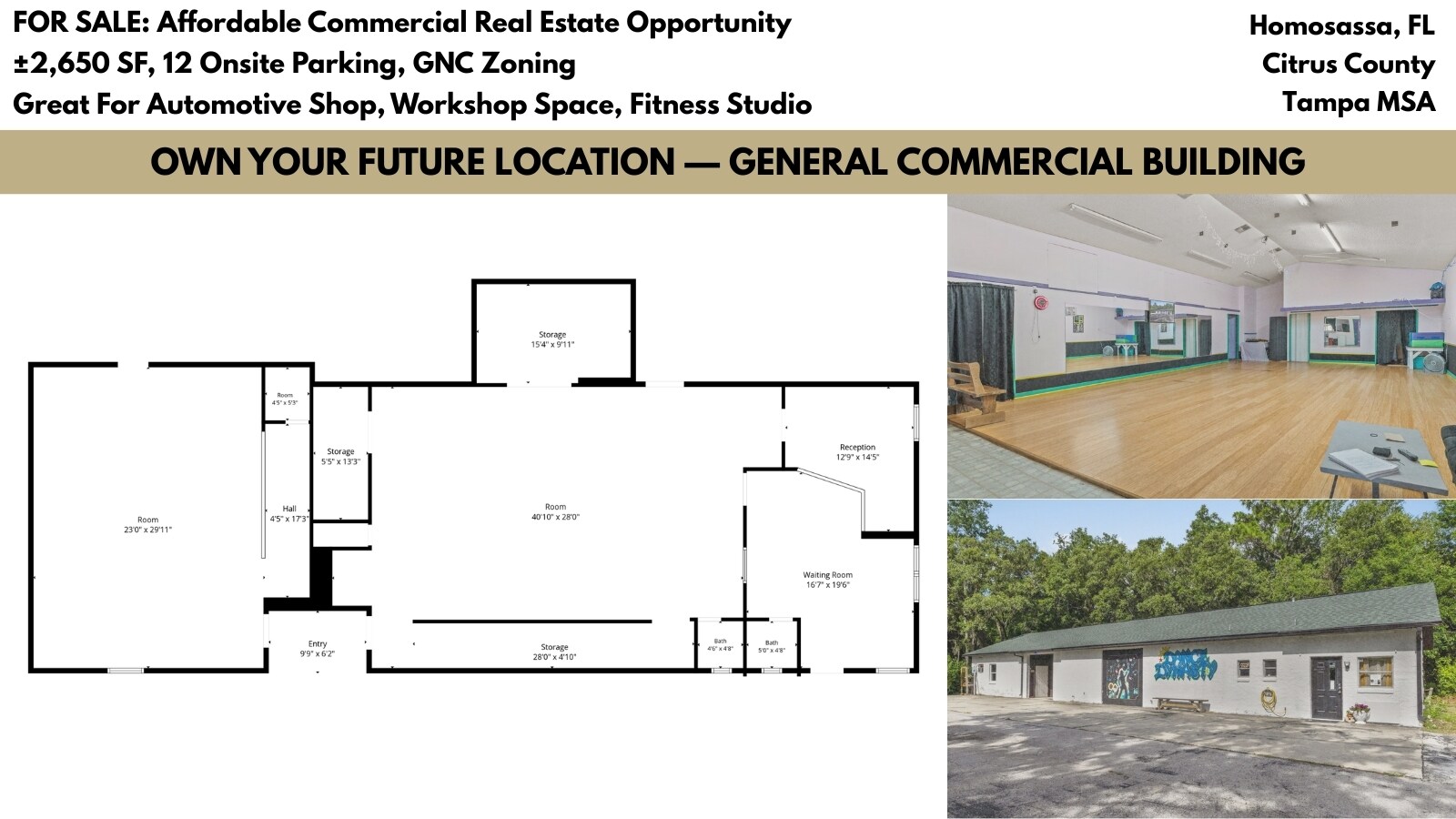 6950 W Homosassa Trl, Homosassa, FL à vendre Photo du bâtiment- Image 1 de 28