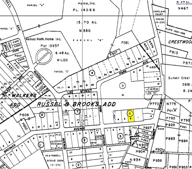212 Brookes Ave, Gaithersburg, MD à vendre - Plan cadastral - Image 3 de 3