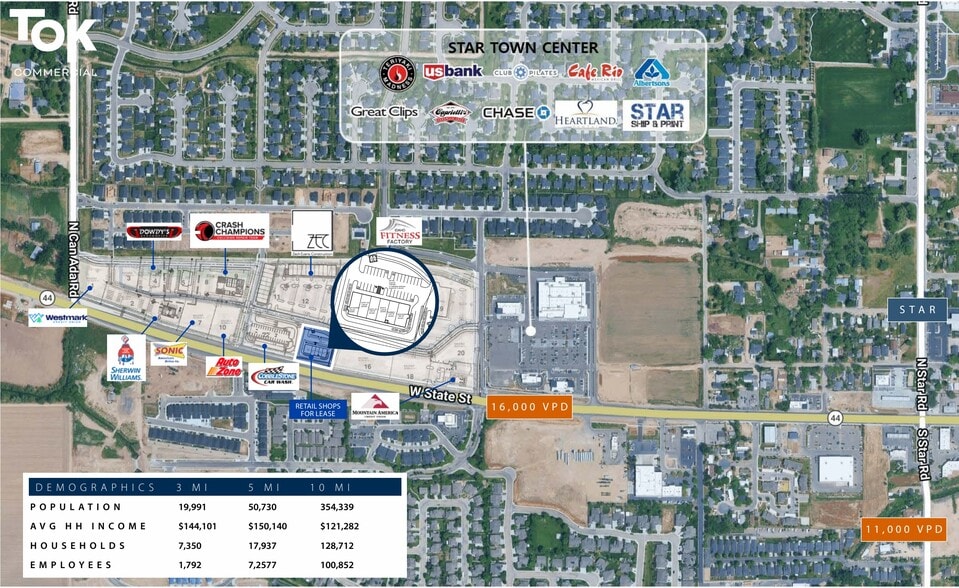 12080 W State St, Star, ID for lease - Site Plan - Image 3 of 9