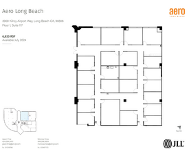 3900 Kilroy Airport Way, Long Beach, CA à louer Plan d’étage- Image 1 de 1