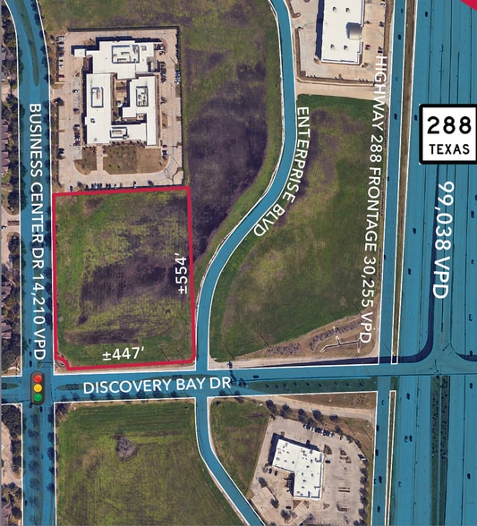 Business Center Drive, Pearland, TX for sale - Aerial - Image 2 of 2