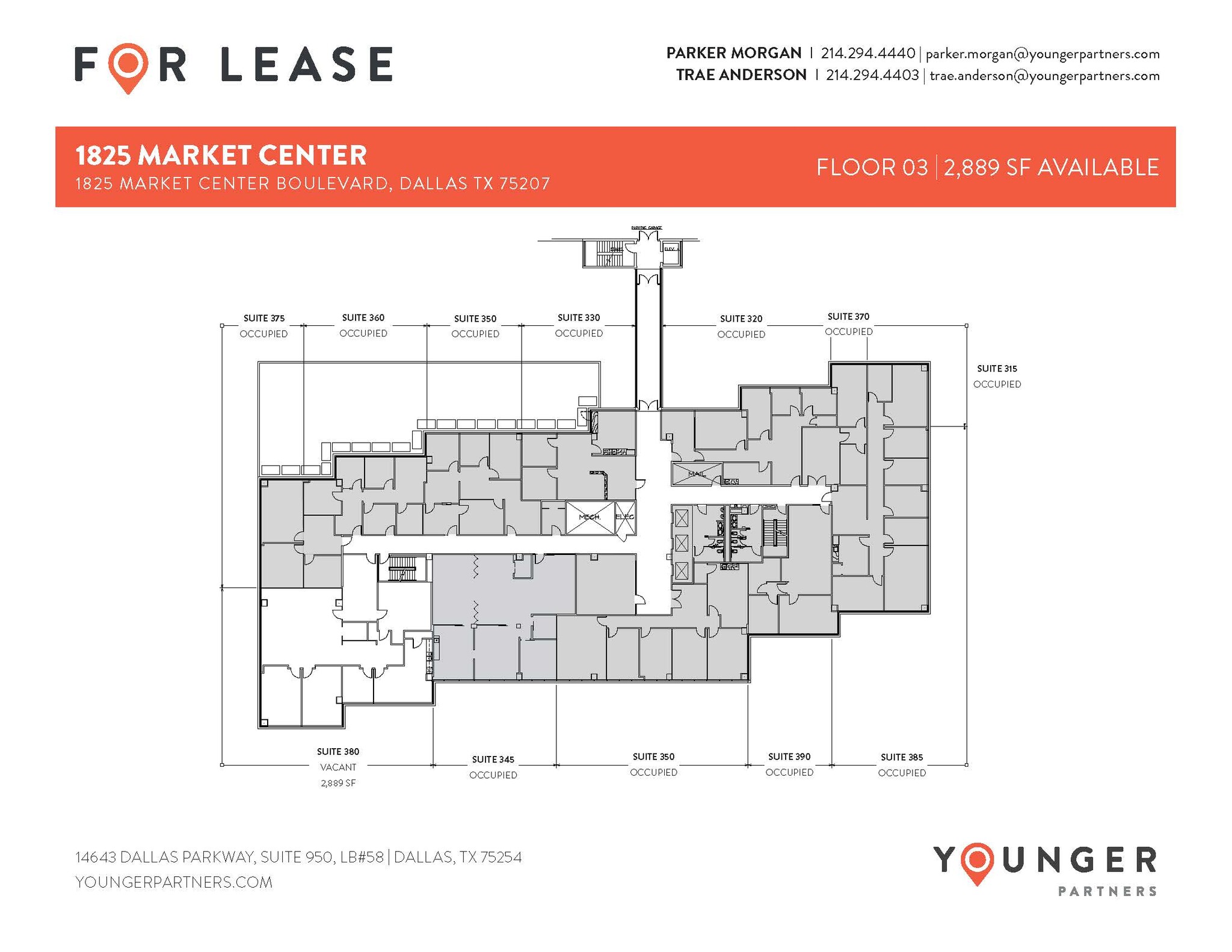 1825 Market Center Blvd, Dallas, TX for lease Floor Plan- Image 1 of 1