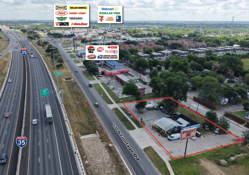 910 N Interstate 35, San Marcos, TX à vendre - Aérien - Image 2 de 7