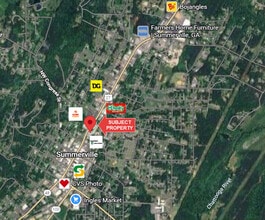 10200 N Commerce St, Summerville, GA - Aerial  map view