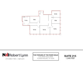 3700 River Walk Dr, Flower Mound, TX à louer Plan d’étage- Image 1 de 1