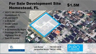 Plus de détails pour 16375 SW 304th St, Homestead, FL - Multi-résidentiel à vendre