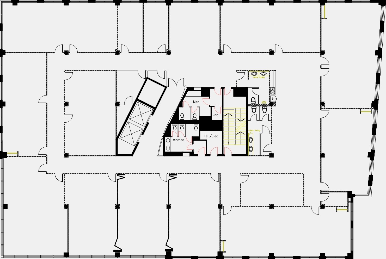 124 Eglinton Ave W, Toronto, ON for lease Floor Plan- Image 1 of 1