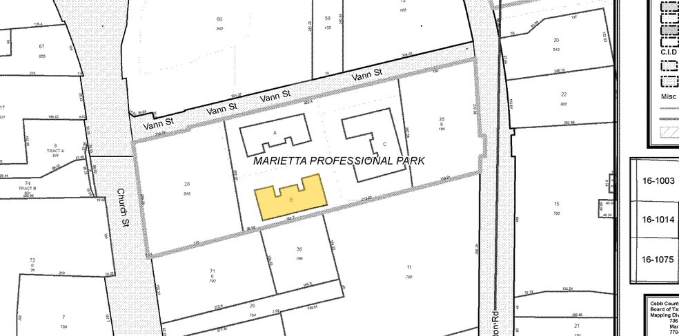 130 Vann St, Marietta, GA for sale - Plat Map - Image 3 of 17