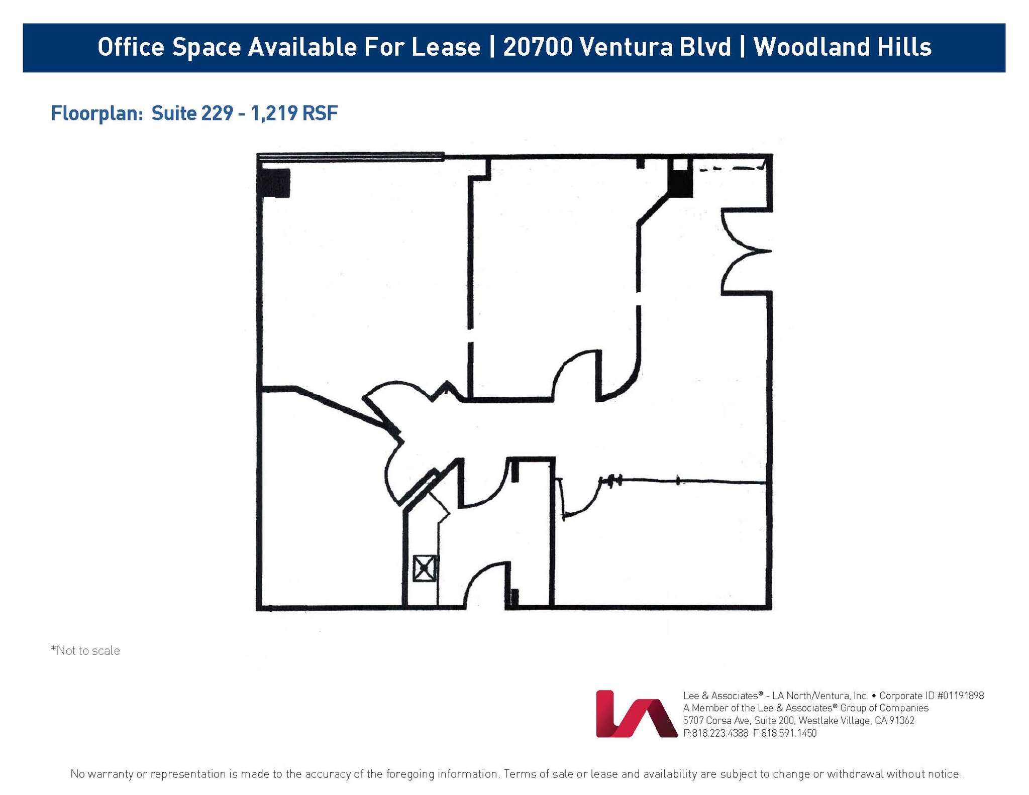 20700 Ventura Blvd, Woodland Hills, CA for lease Floor Plan- Image 1 of 1