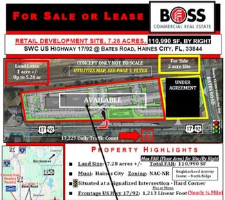More details for US Highway 17-92 at Bates Rd, Haines City, FL - Land for Lease