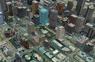 639 5th Ave SW, Calgary, AB - AERIAL map view