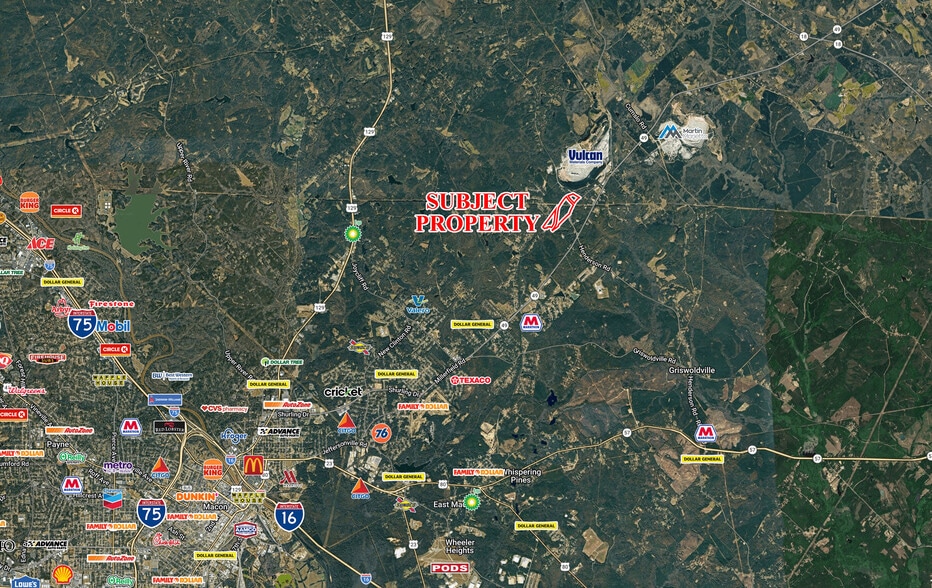 112 Wells Rd, Macon, GA à vendre - Aérien - Image 2 de 2