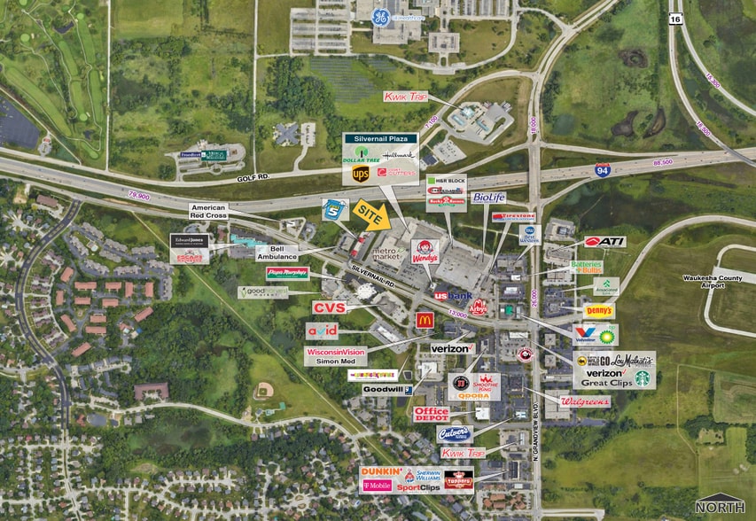 2100-2160 Silvernail Rd, Pewaukee, WI for lease - Building Photo - Image 2 of 2