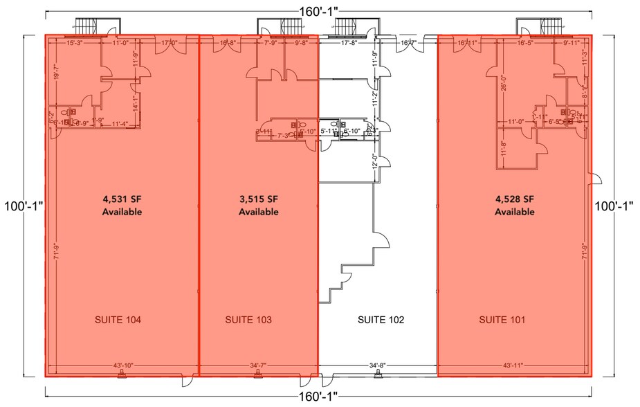 1207 Textile Pl, High Point, NC à louer - Plan d’étage - Image 3 de 3