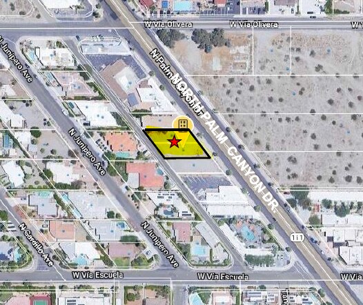 2235 N Palm Canyon Dr, Palm Springs, CA à vendre Photo du bâtiment- Image 1 de 2