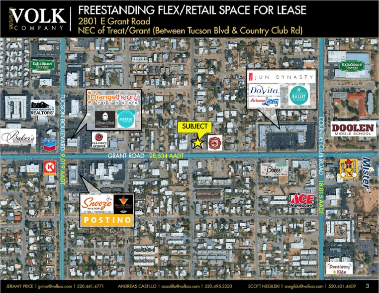 2801 E Grant Rd, Tucson, AZ for lease - Aerial - Image 3 of 11