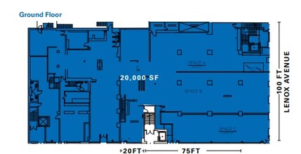 125 Lenox Ave, New York, NY à louer Plan d’étage- Image 2 de 14