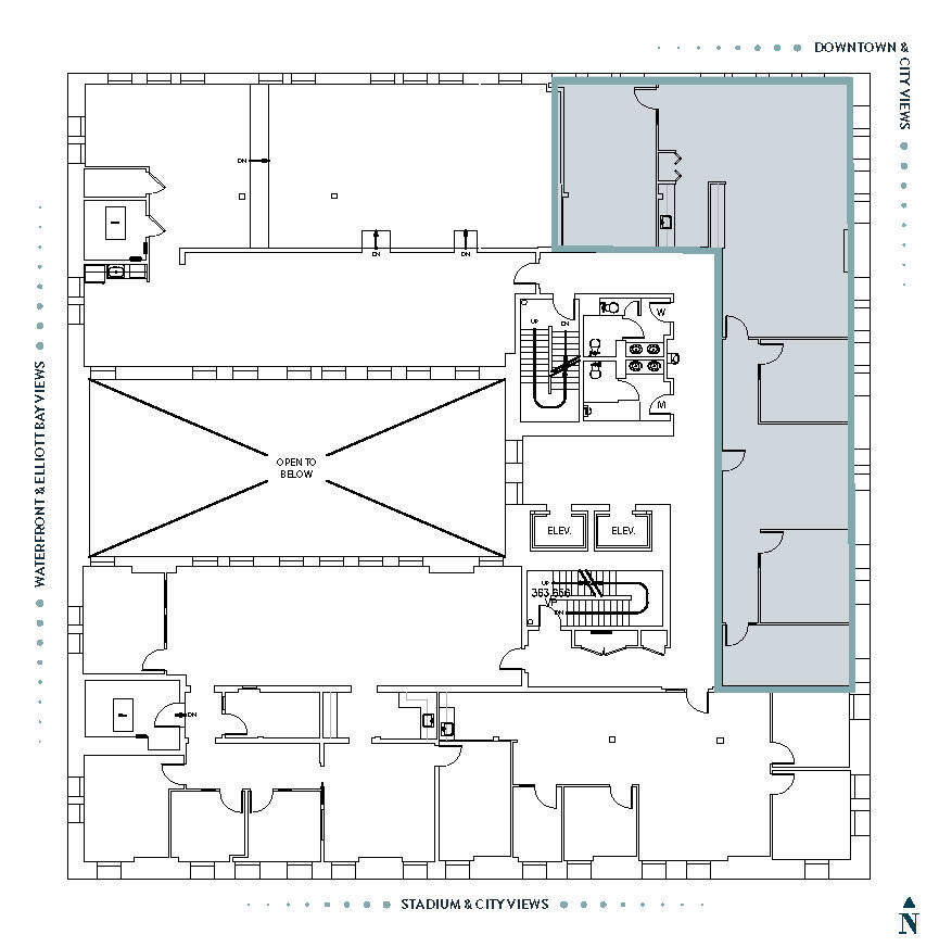 615 2nd Ave, Seattle, WA for lease Floor Plan- Image 1 of 1