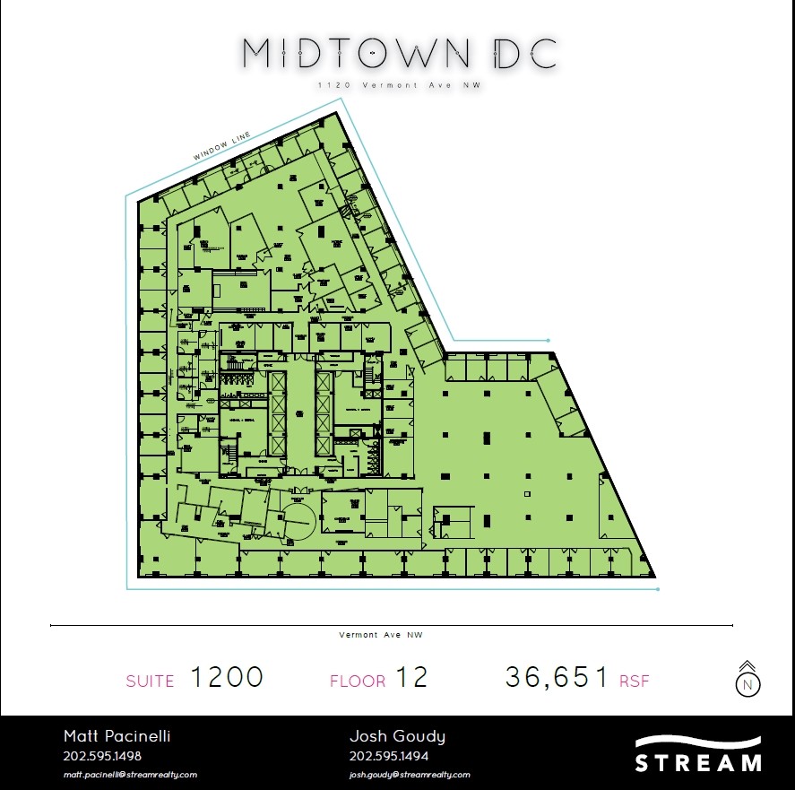 1120 Vermont Ave NW, Washington, DC à louer Plan d  tage- Image 1 de 6