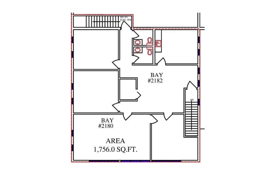 2182 39 Av NE, Calgary, AB for lease - Floor Plan - Image 2 of 10