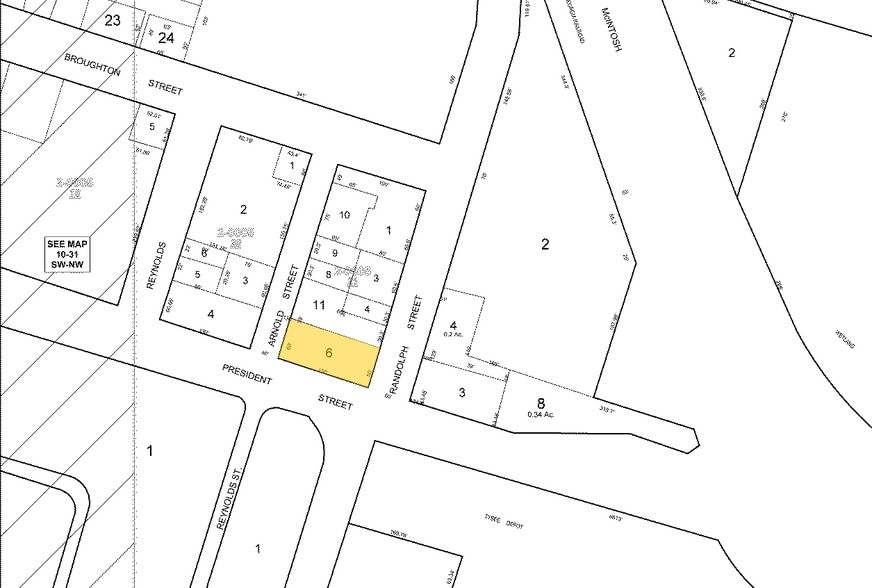 642 E President St, Savannah, GA for sale - Plat Map - Image 3 of 3