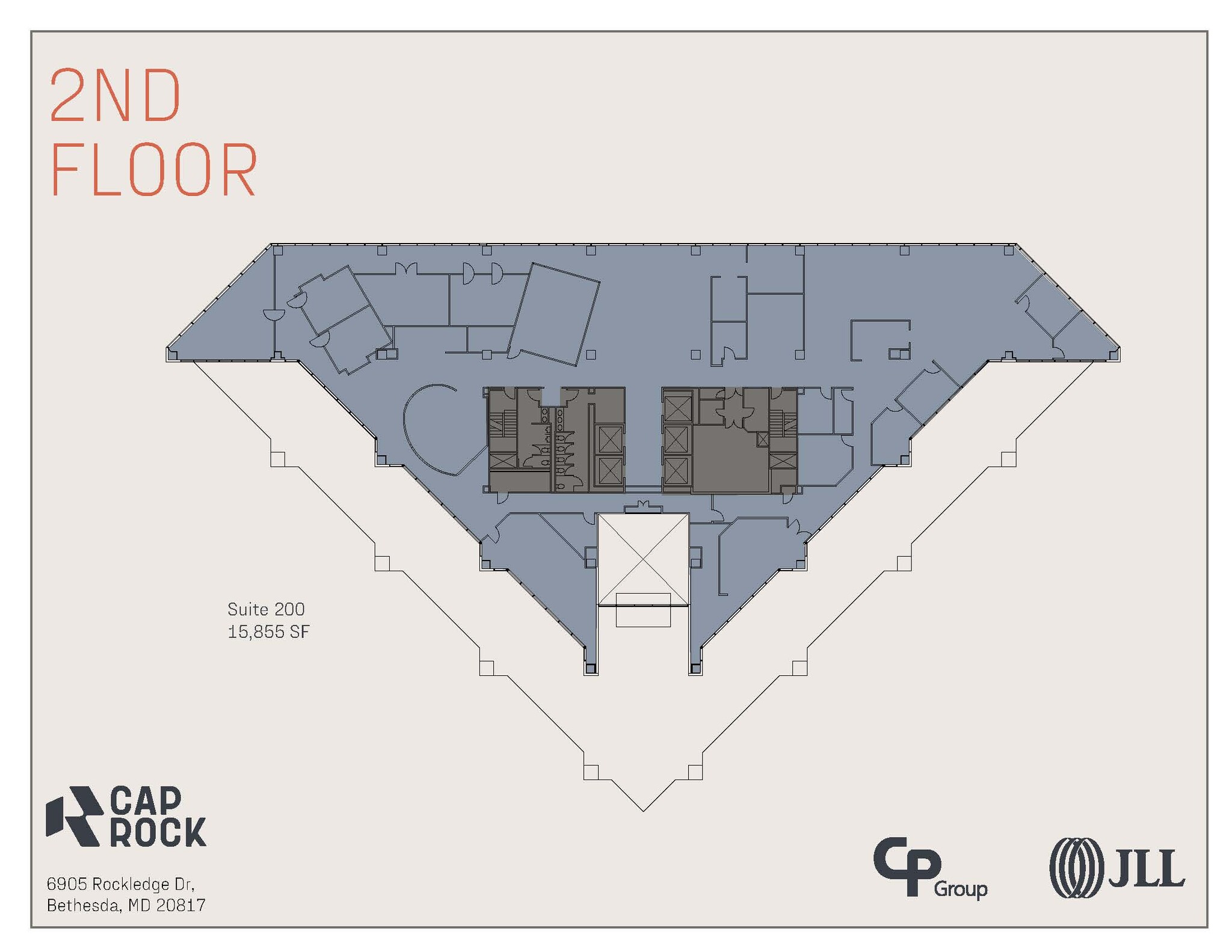6903 Rockledge Dr, Bethesda, MD à louer Plan d’étage- Image 1 de 1