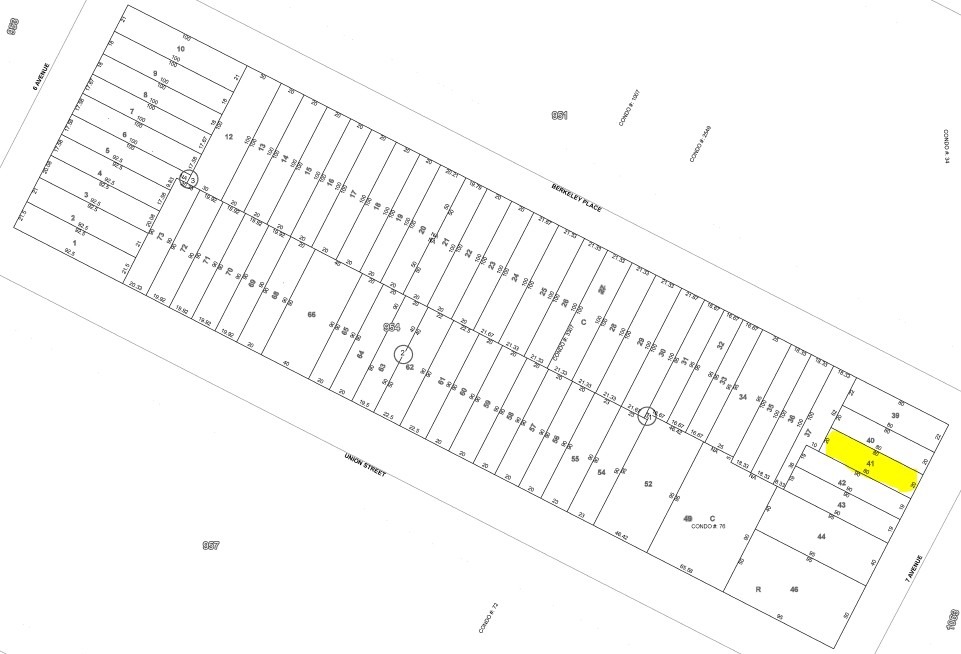 82 7th Ave, Brooklyn, NY à vendre Plan cadastral- Image 1 de 1